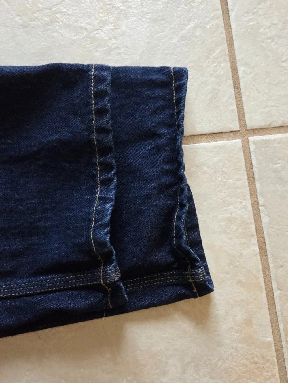 Carhartt Work in Progress Double Knee Pants 36x32 Blue Denim